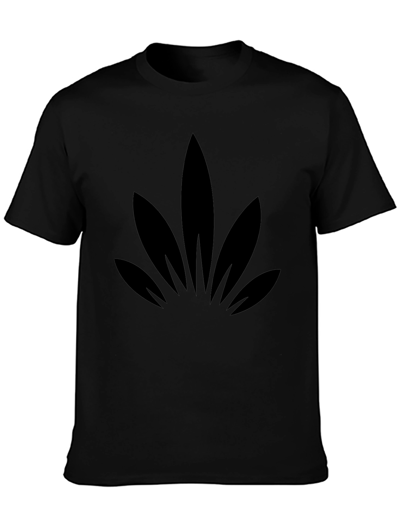 Modern Minimalist Black Graphic Tee