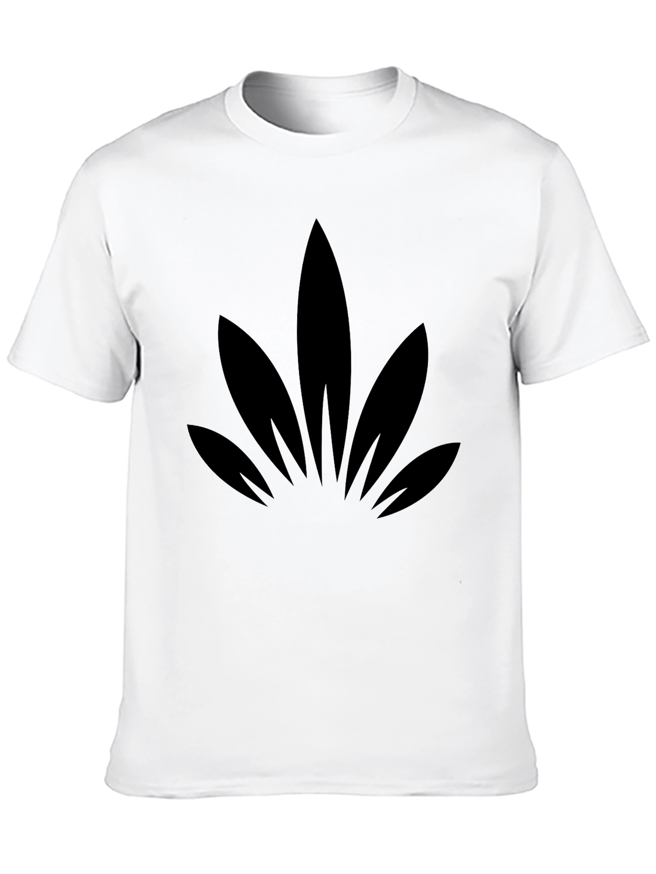 Modern Minimalist Black Graphic Tee