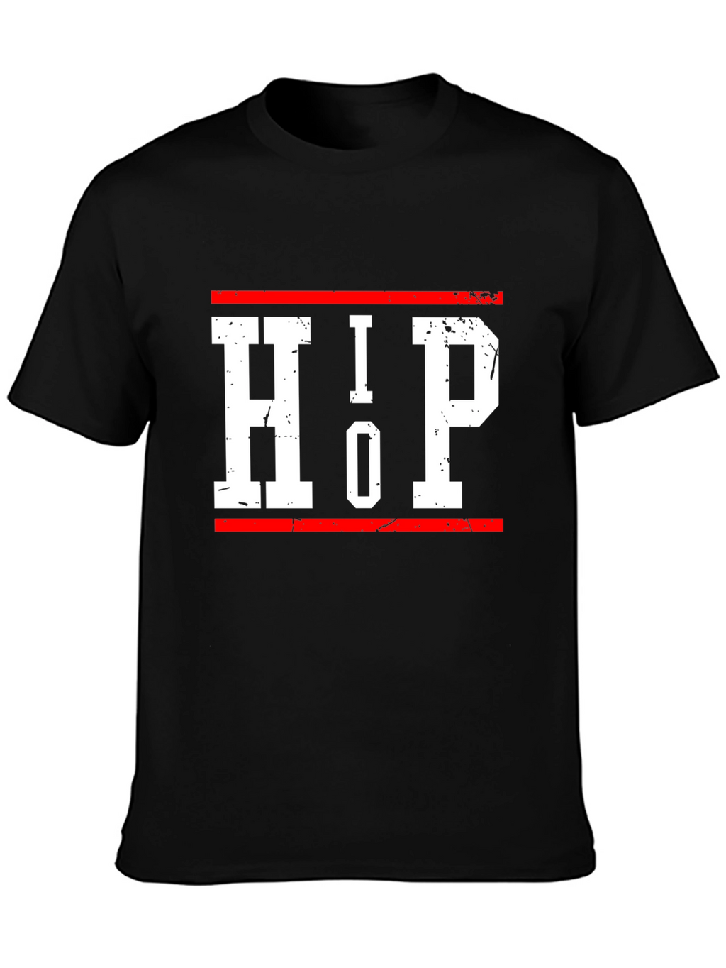 Hip Hop Graphic Tee - Black