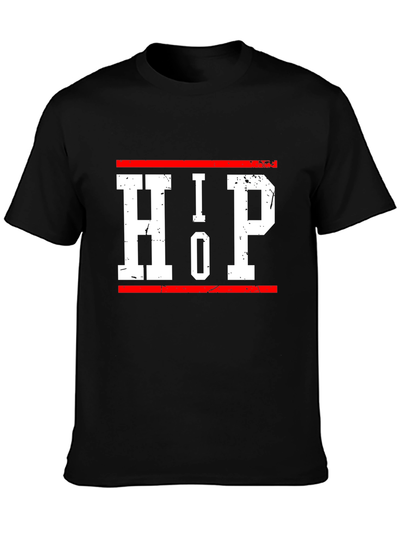 Hip Hop Graphic Tee - Black