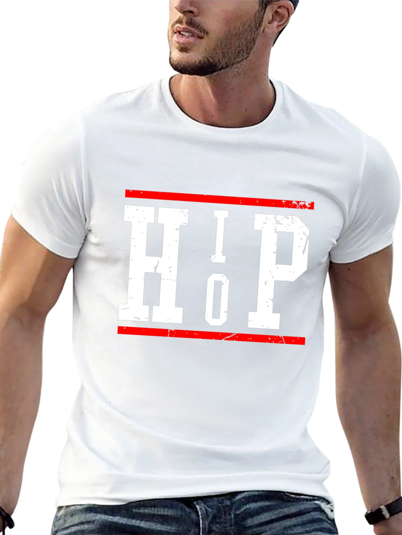Hip Hop Graphic Tee - Black