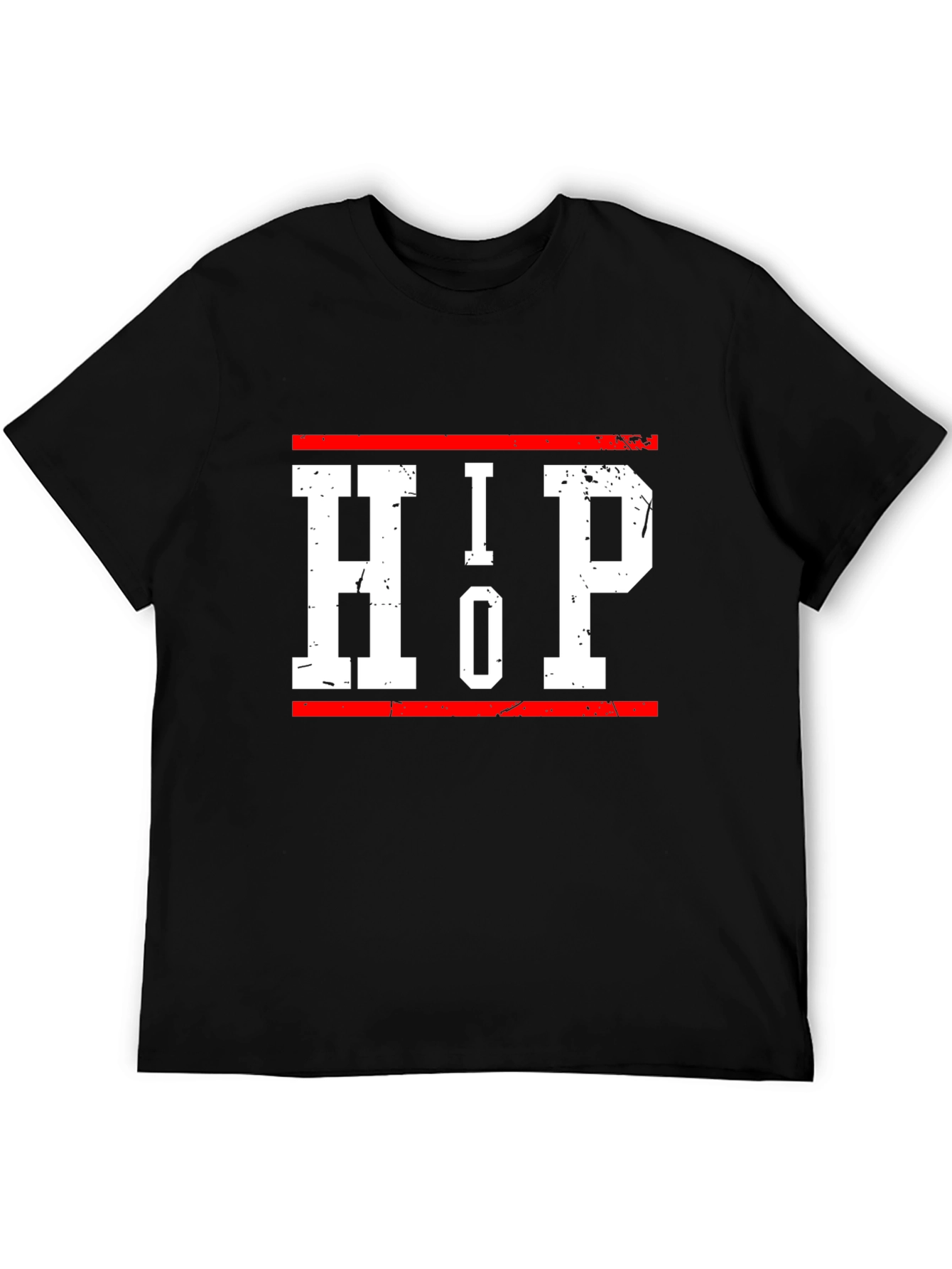 Hip Hop Graphic Tee - Black