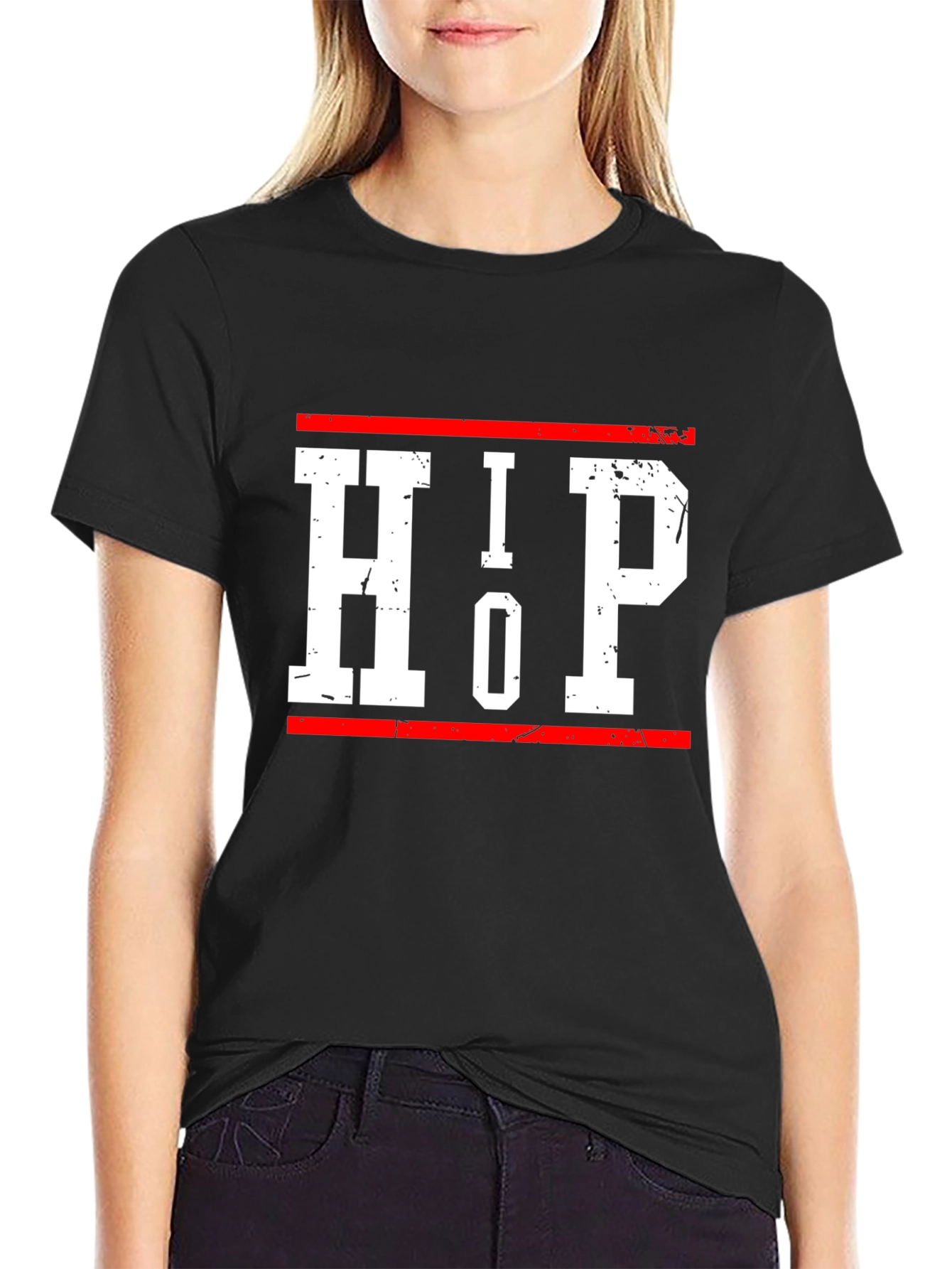 Hip Hop Graphic Tee - Black