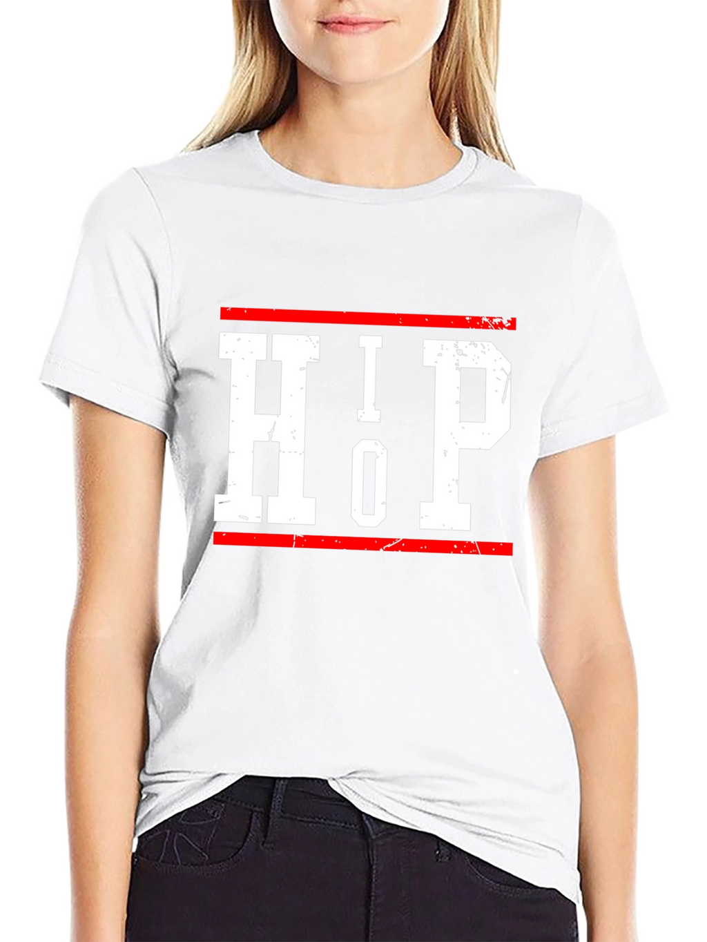Hip Hop Graphic Tee - Black