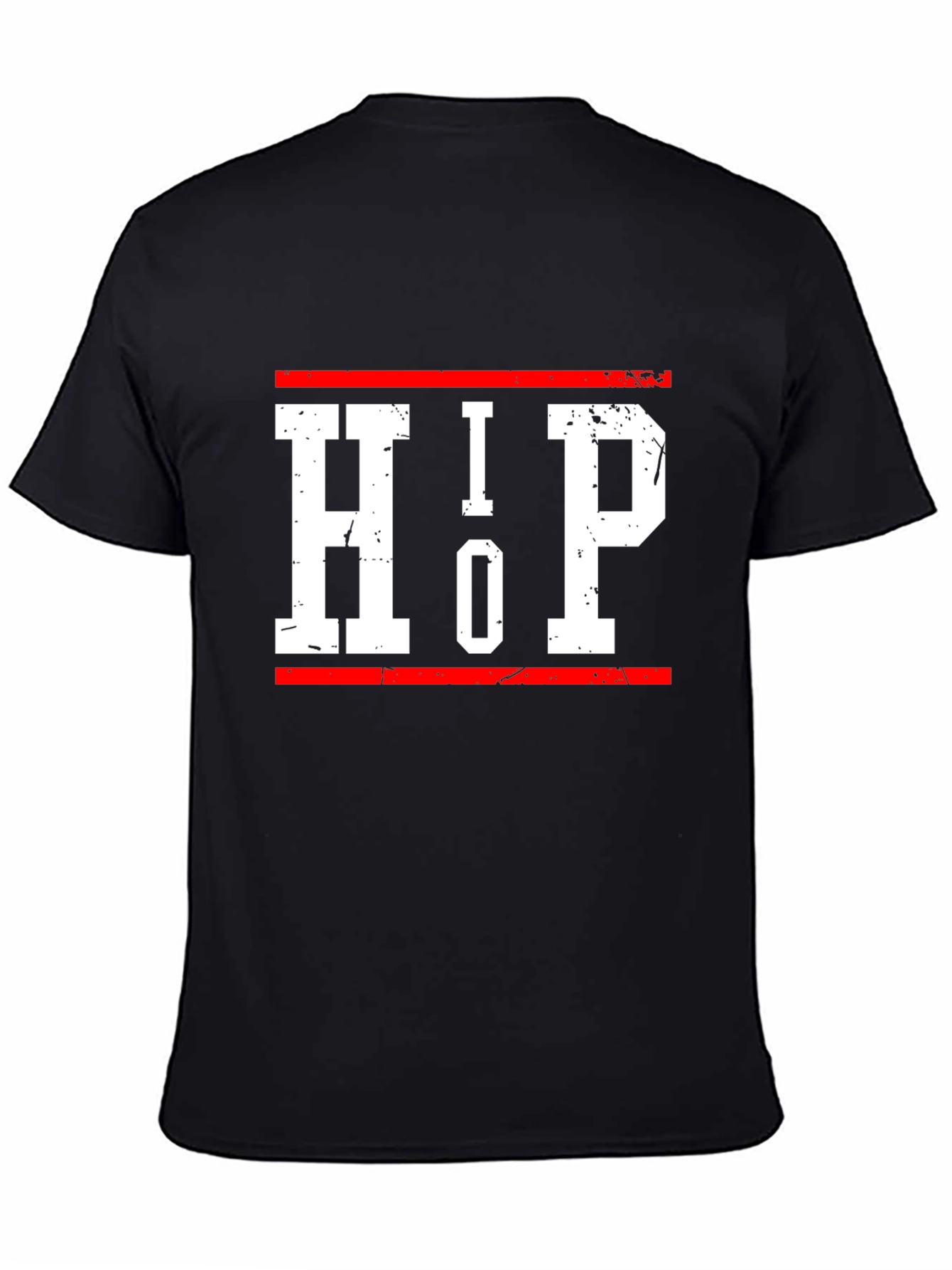 Hip Hop Graphic Tee - Black