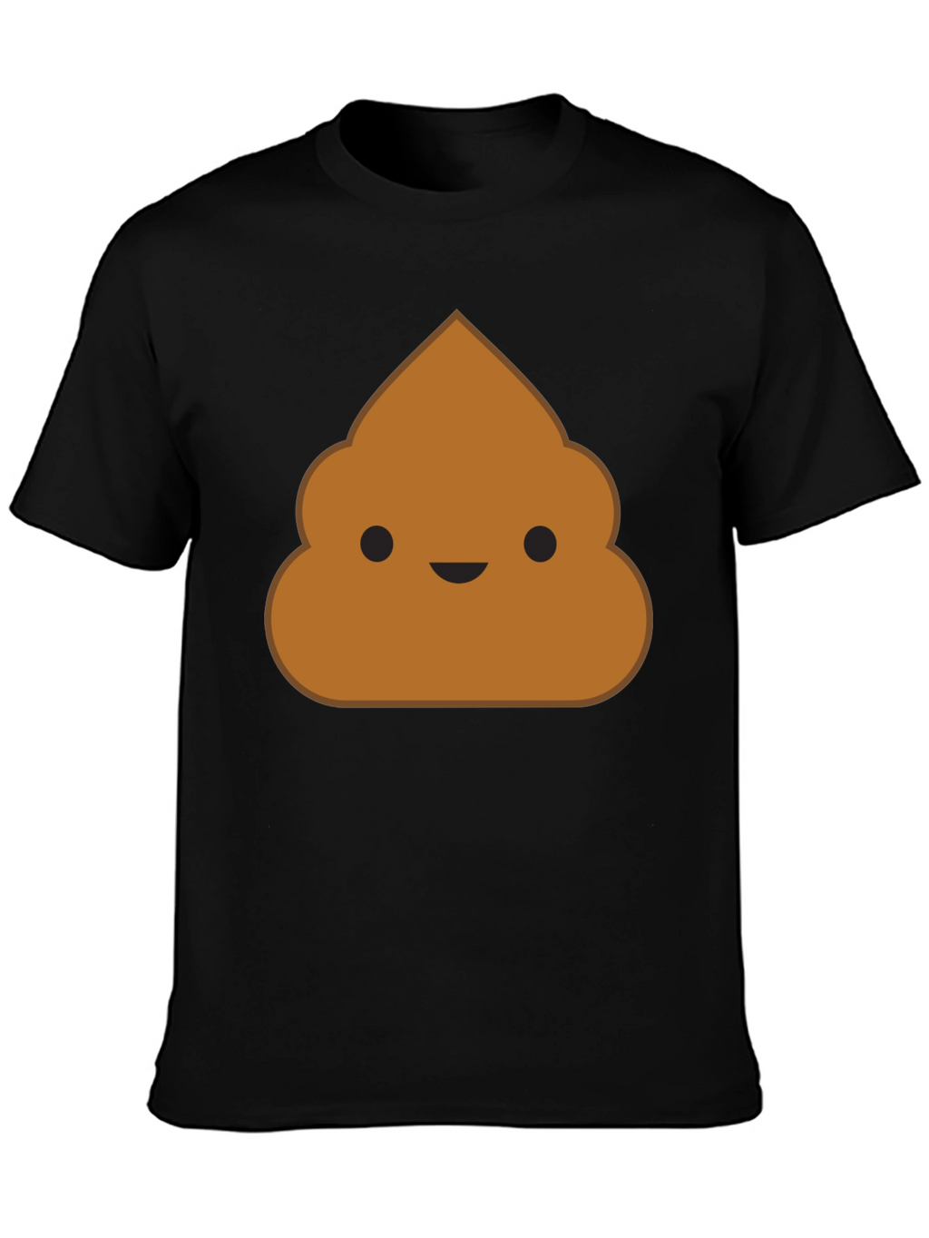 Poop Emoji Black T-Shirt - Funny Novelty Graphic Tee