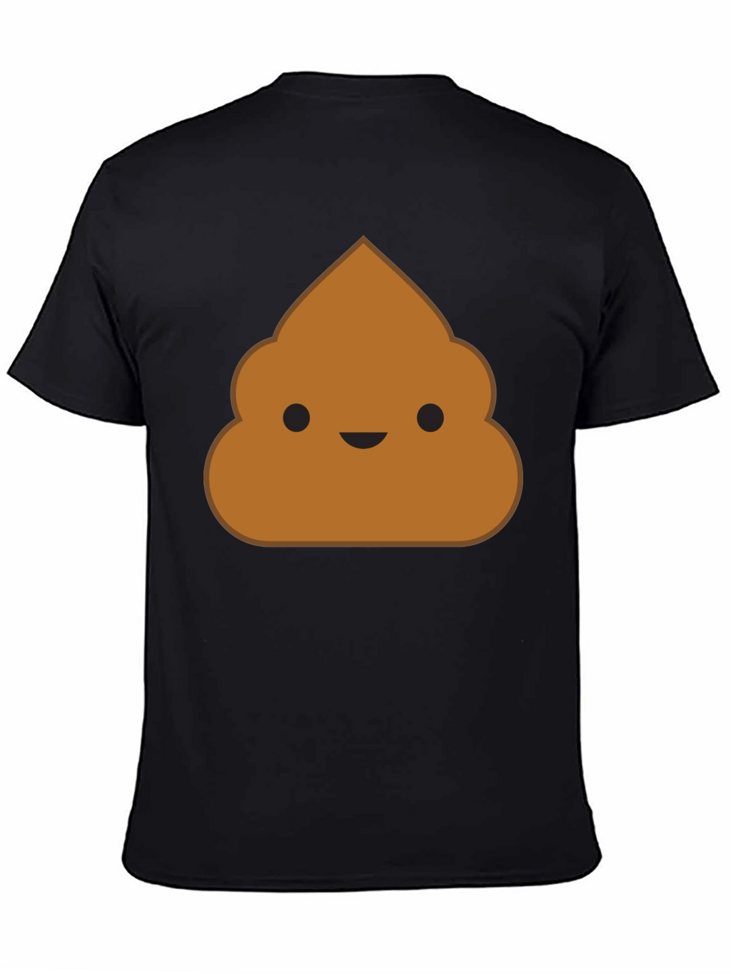 Poop Emoji Black T-Shirt - Funny Novelty Graphic Tee
