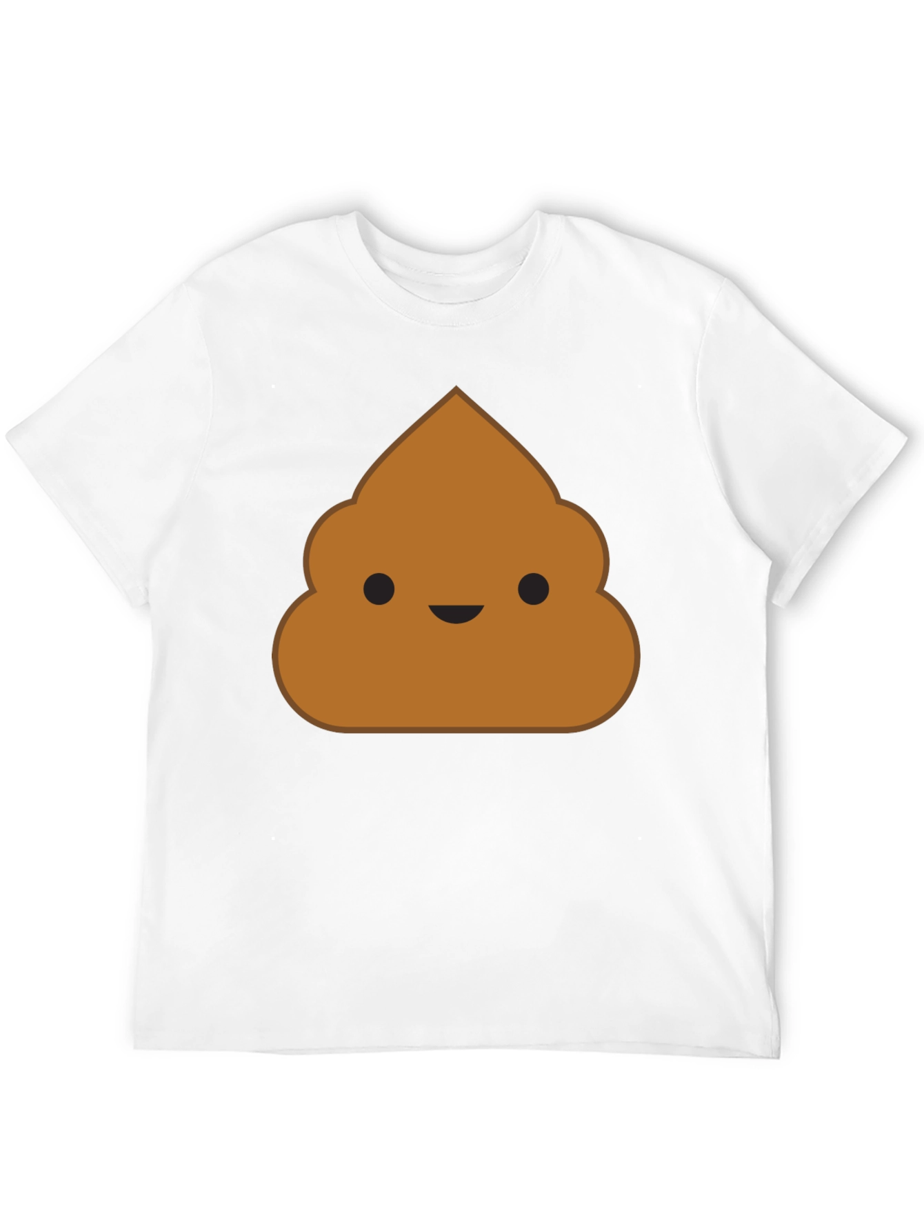 Poop Emoji Black T-Shirt - Funny Novelty Graphic Tee
