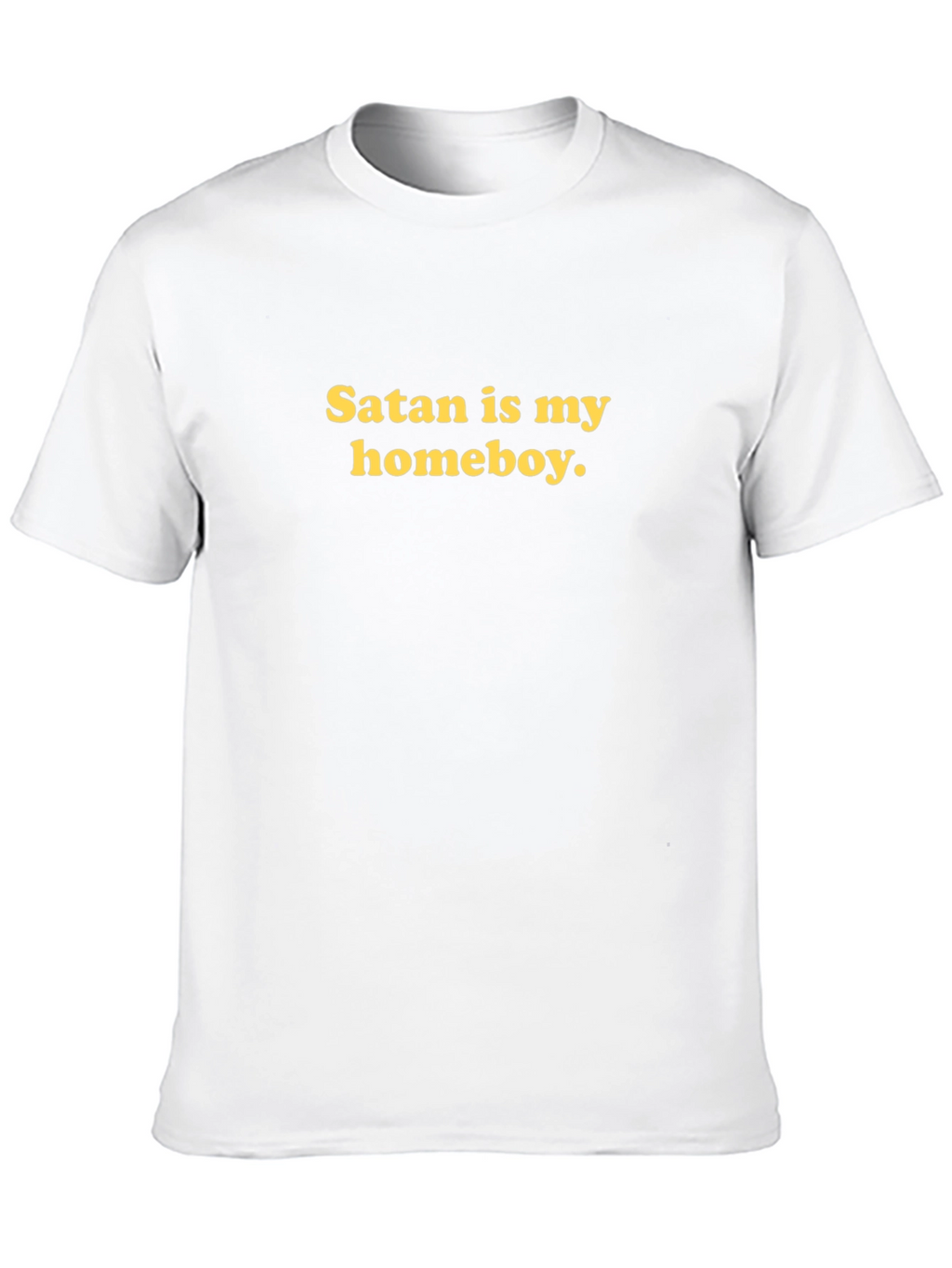 Satan is My Homeboy T-Shirt - Black Graphic Tee