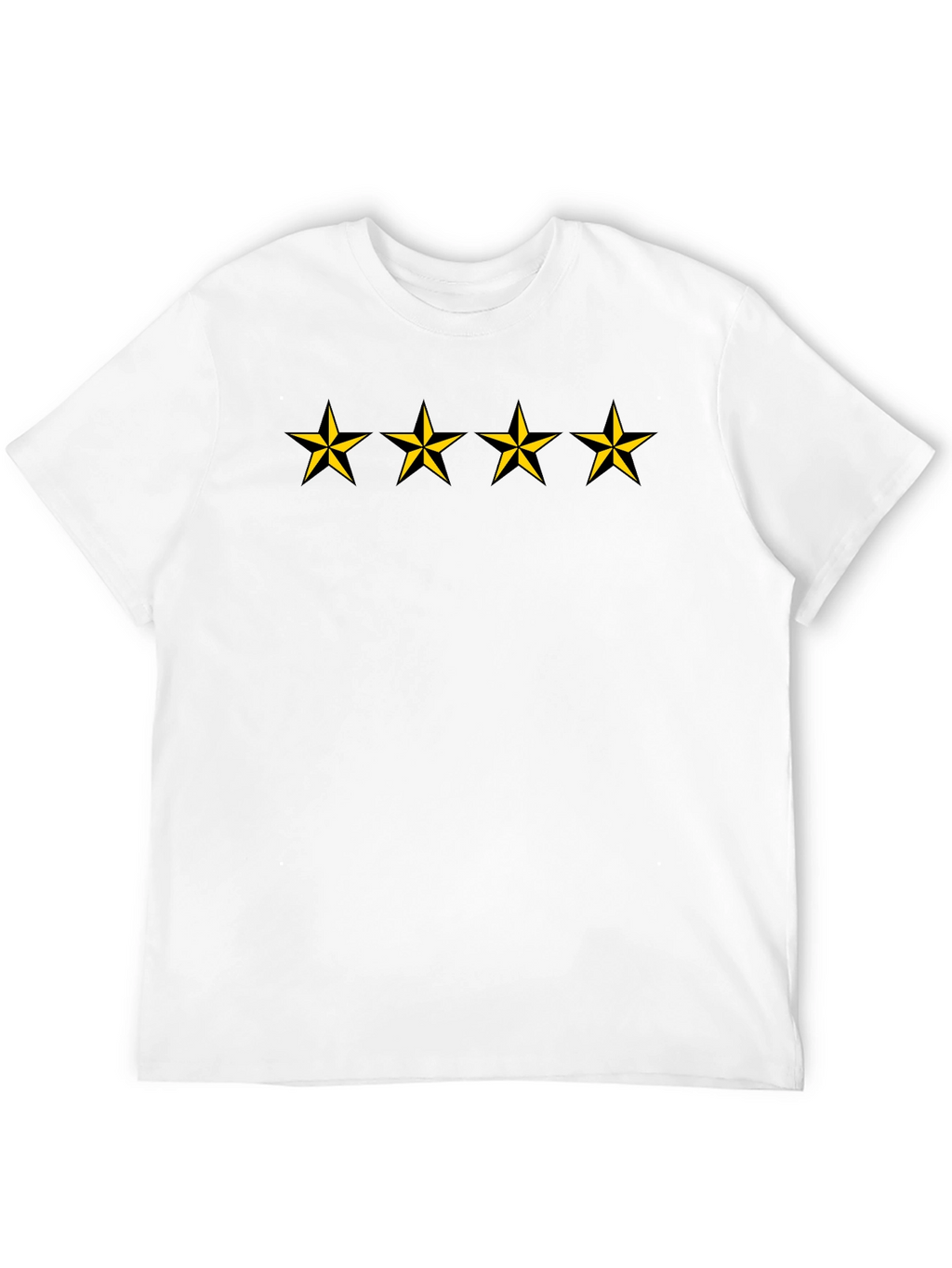 Stars Graphic Black T-Shirt