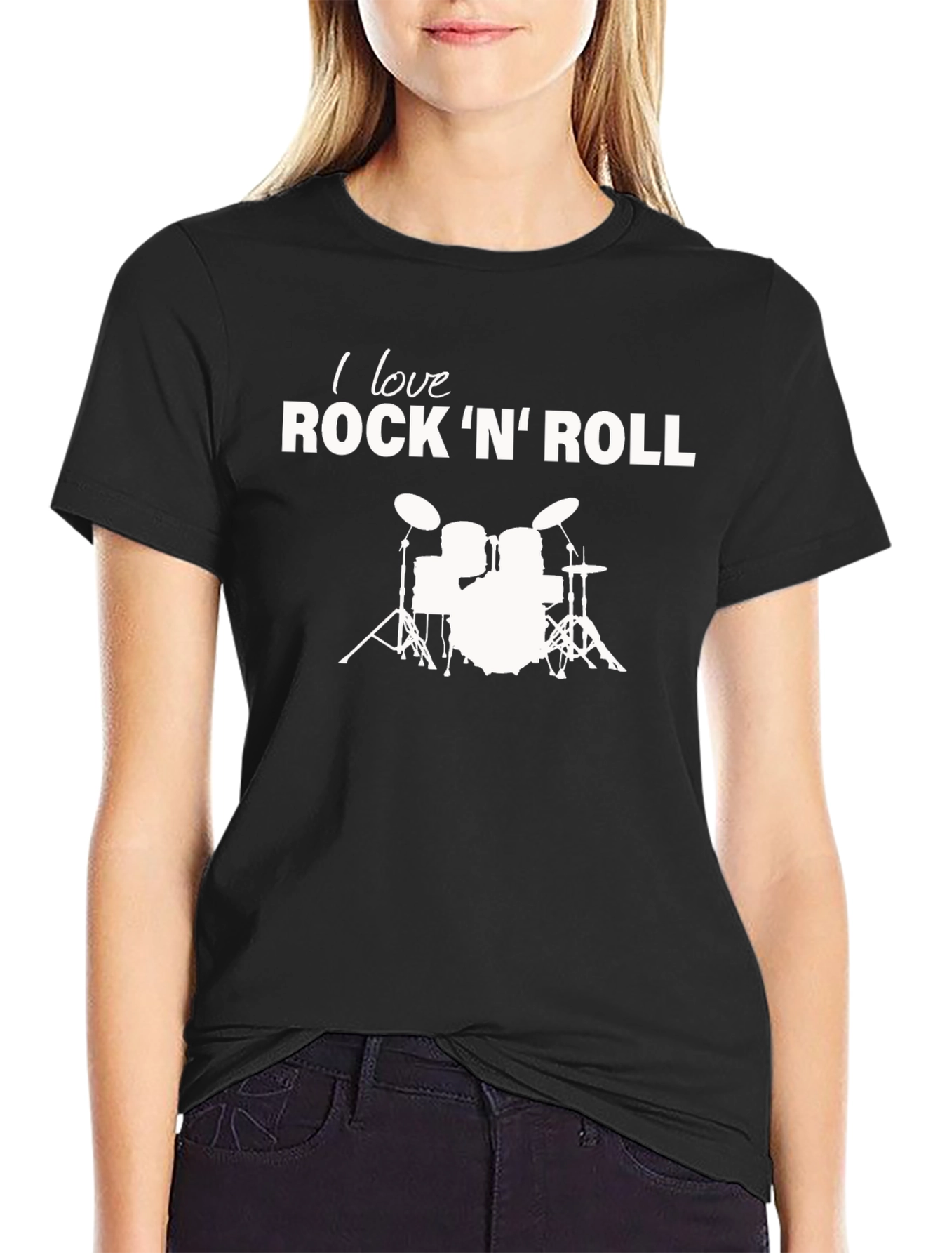 I Love Rock N Roll Graphic Tee - Music Lovers T-Shirt
