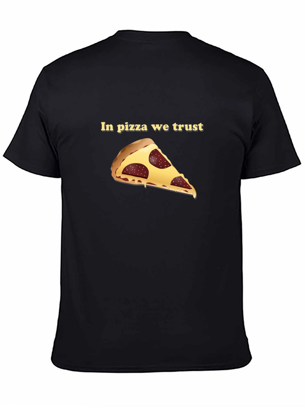 Pizza Trust Black Graphic Tee