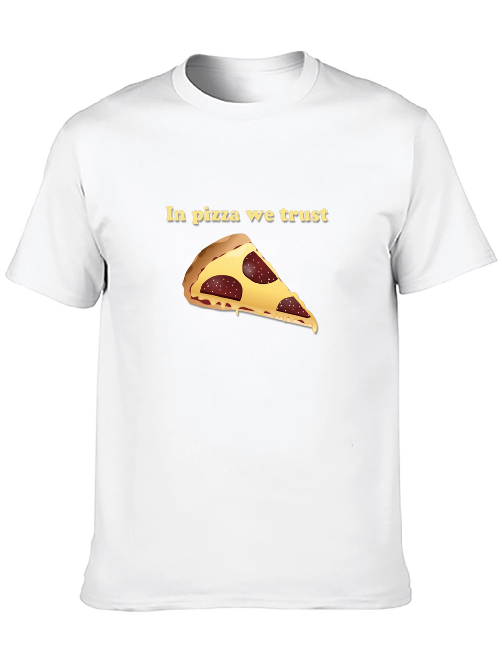 Pizza Trust Black Graphic Tee