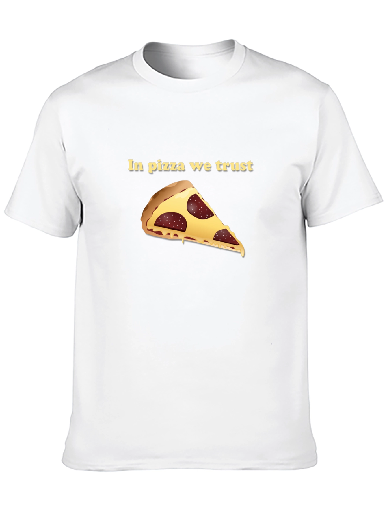 Pizza Trust Black Graphic Tee