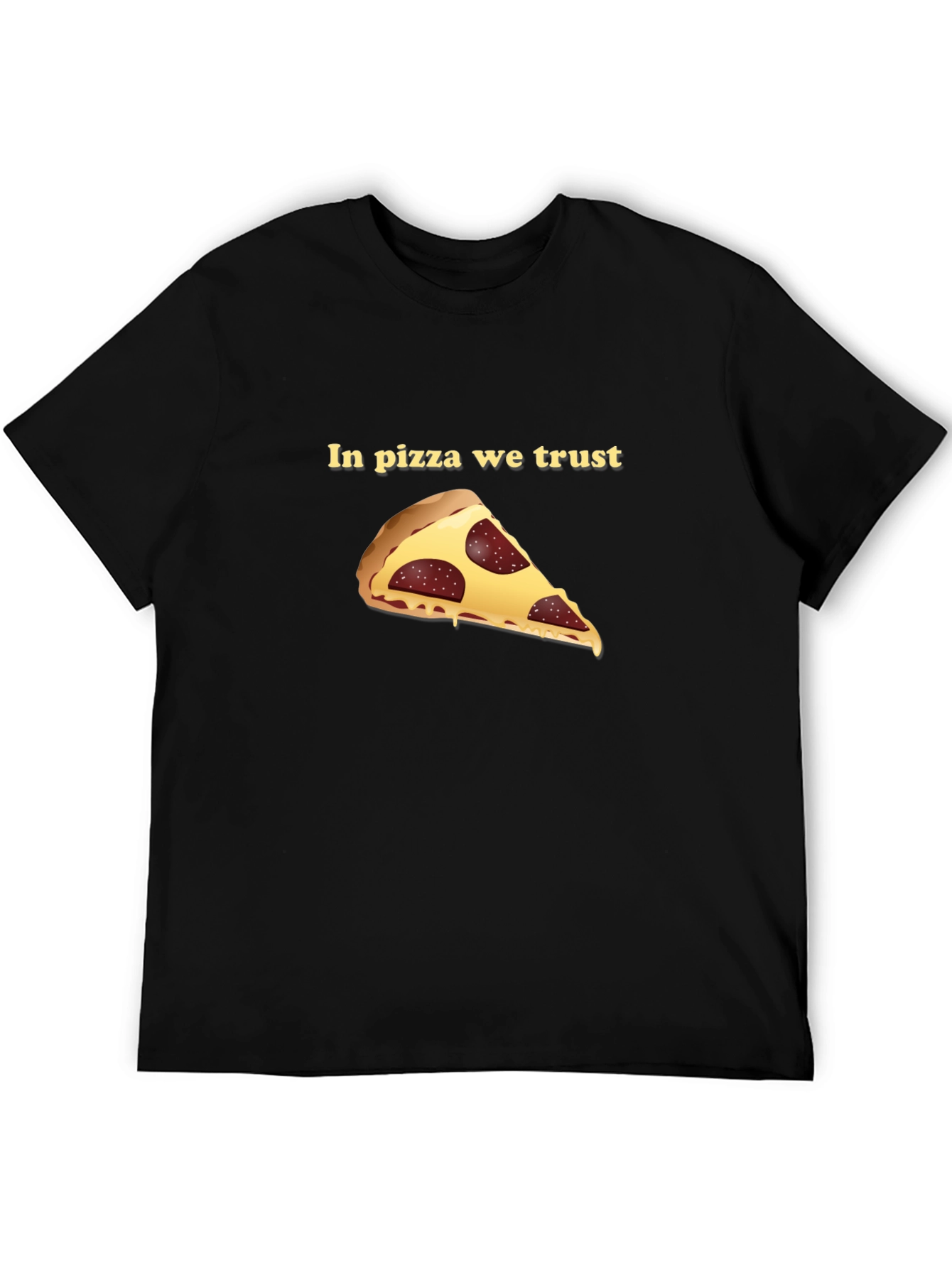 Pizza Trust Black Graphic Tee