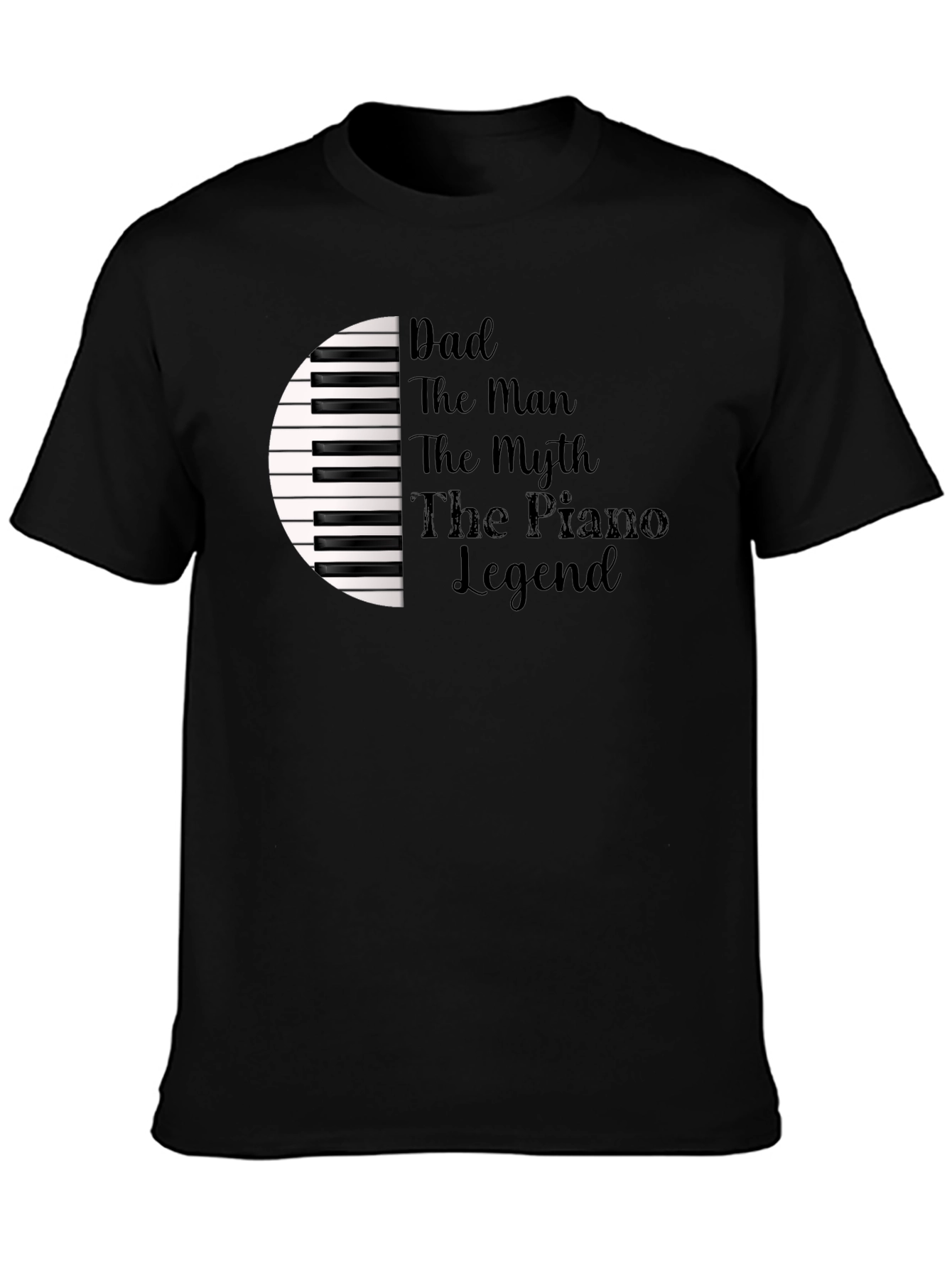 Dad Piano Legend T-Shirt - Musician Gift