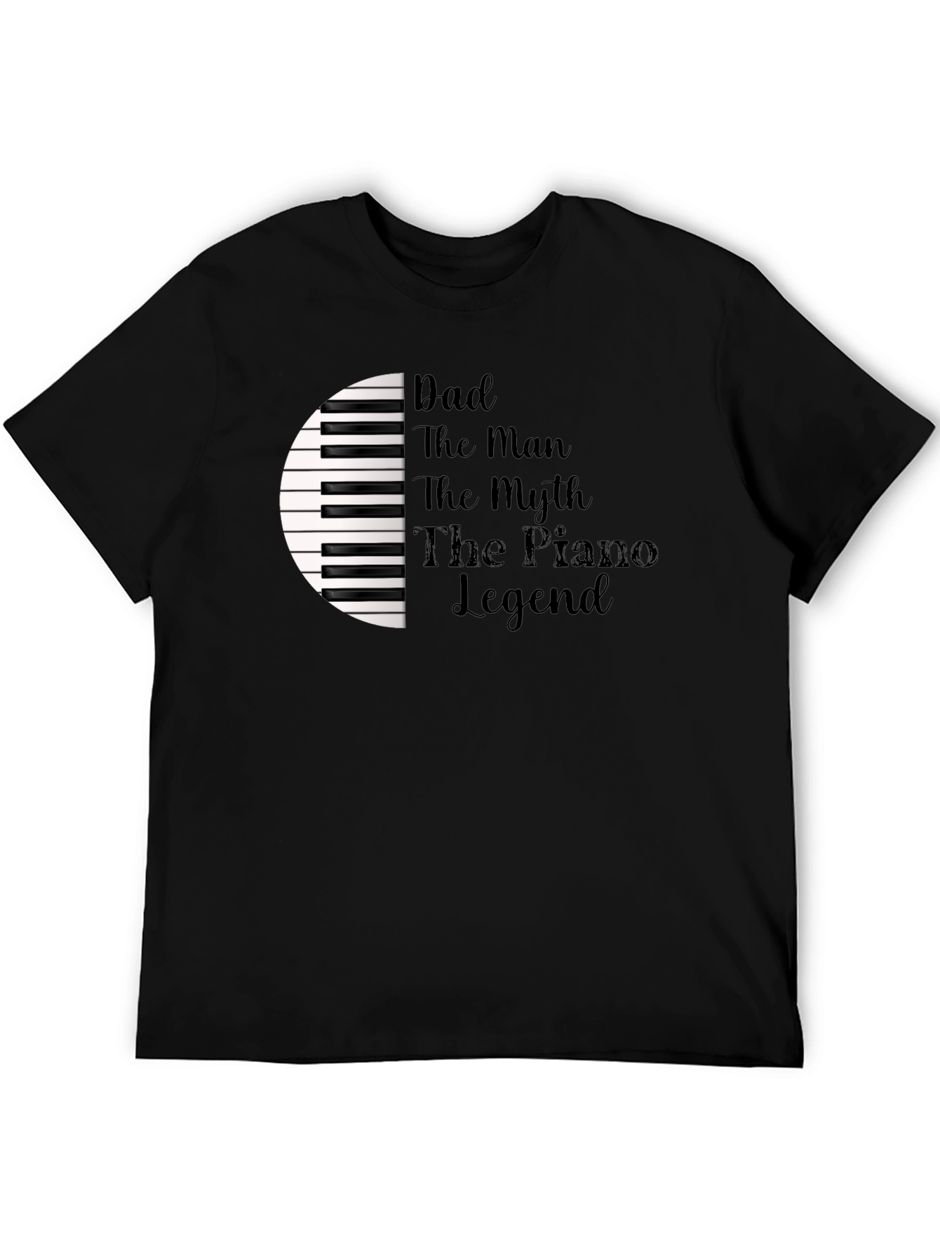 Dad Piano Legend T-Shirt - Musician Gift