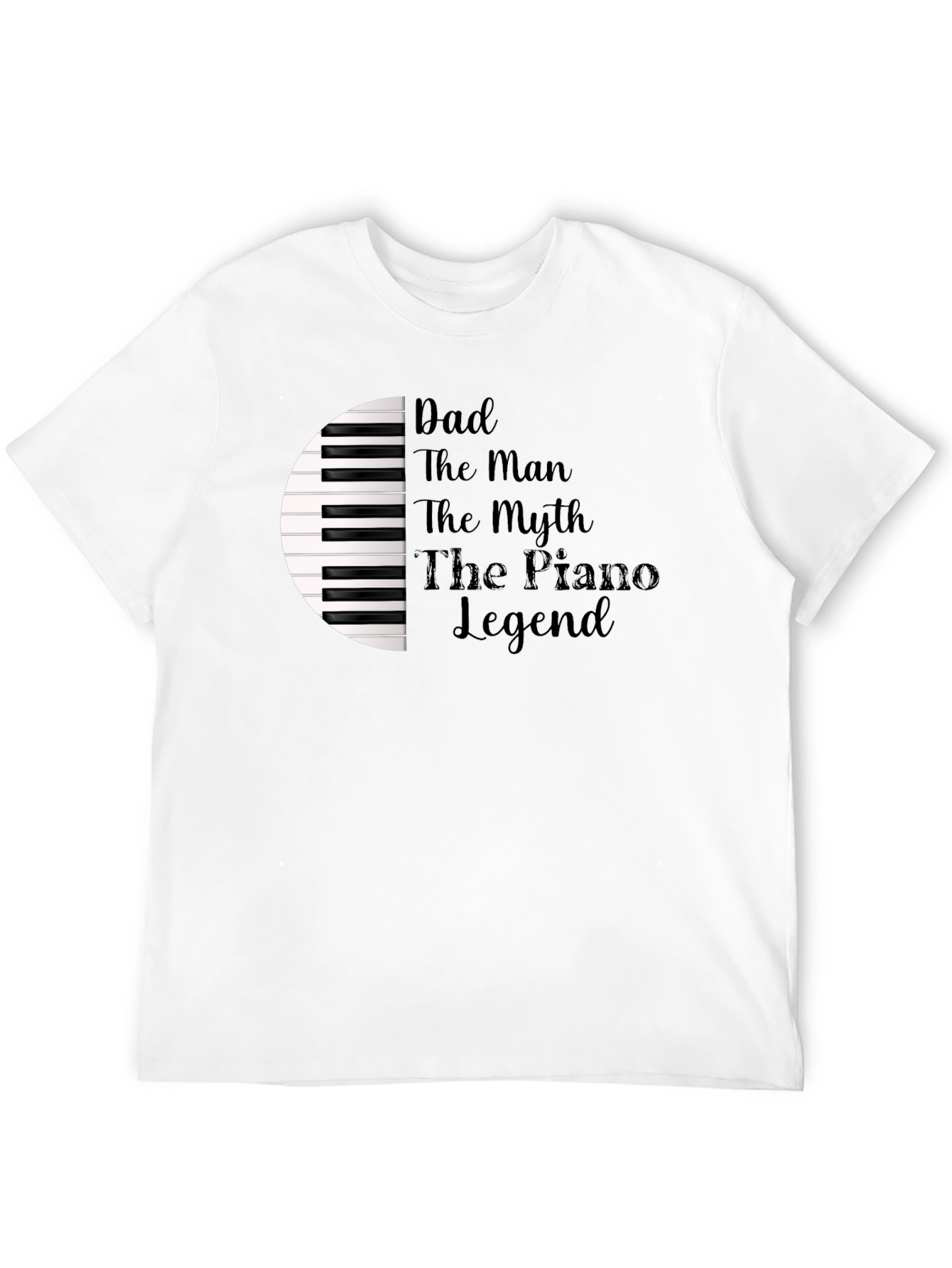 Dad Piano Legend T-Shirt - Musician Gift