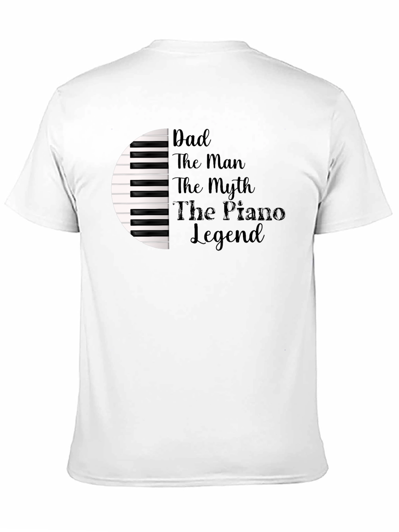 Dad Piano Legend T-Shirt - Musician Gift