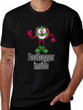 Funny Footbagger Inside Graphic T-Shirt