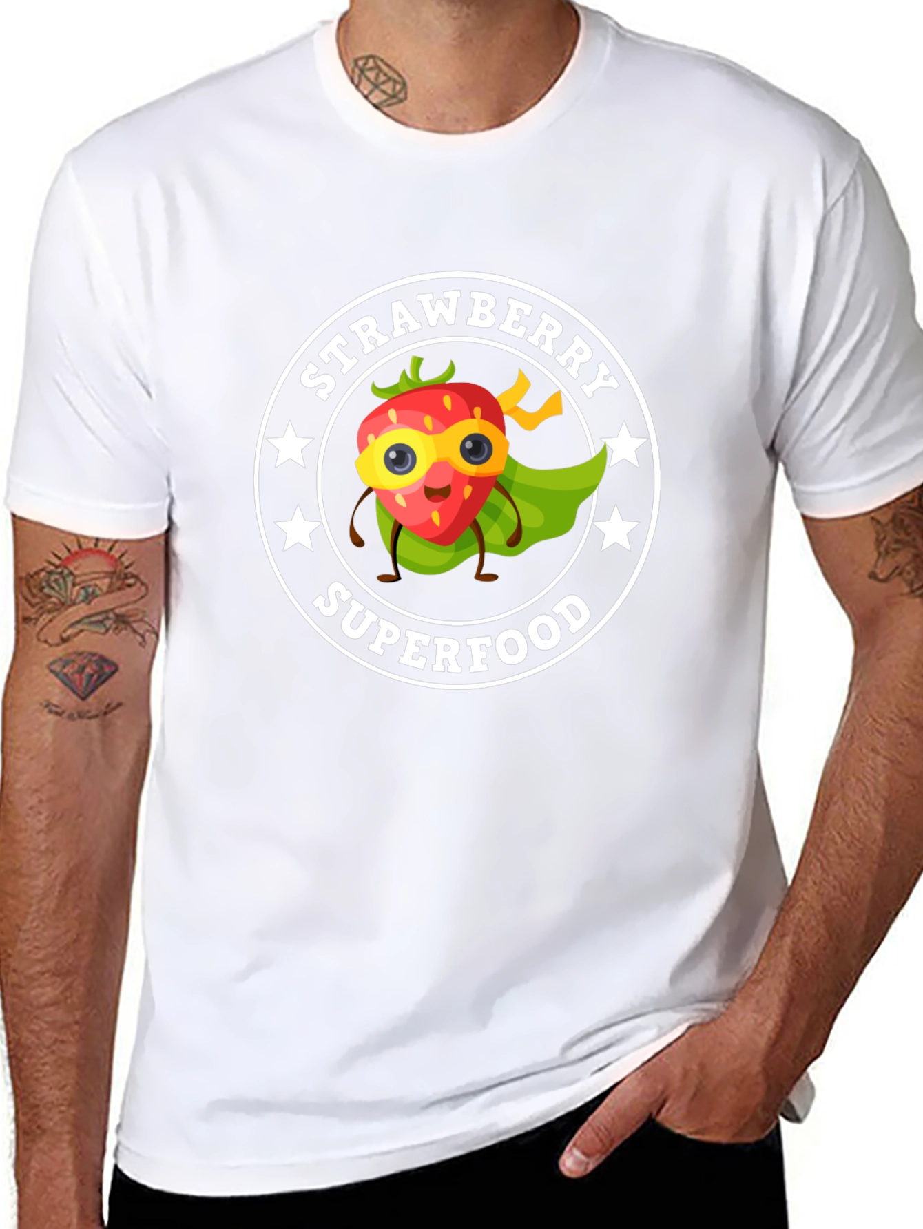 Strawberry Superfood Hero T-Shirt