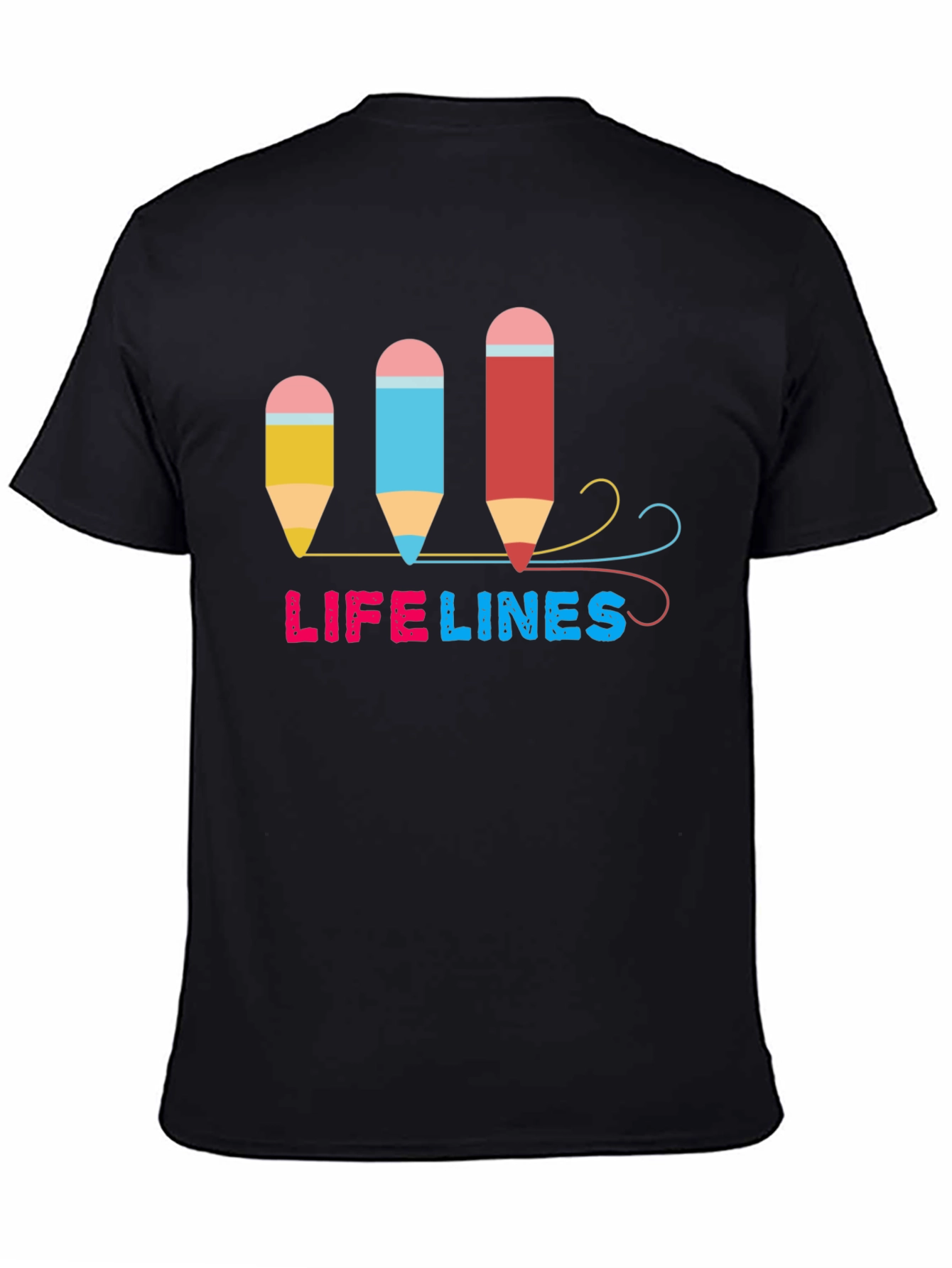 Lifelines Pencil Graphic T-Shirt