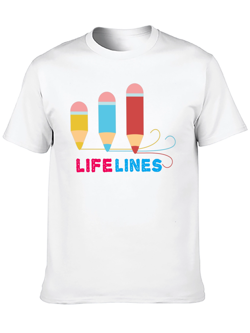 Lifelines Pencil Graphic T-Shirt