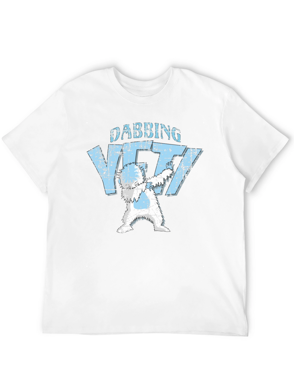 Dabbing Yeti Black Graphic T-Shirt