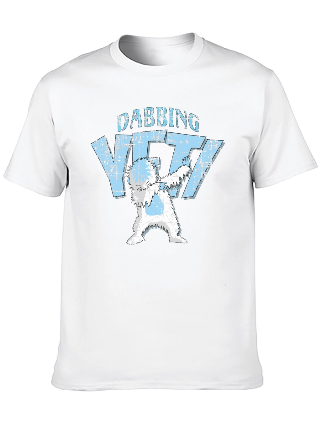 Dabbing Yeti Black Graphic T-Shirt