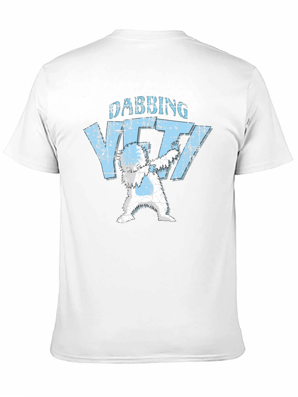 Dabbing Yeti Black Graphic T-Shirt