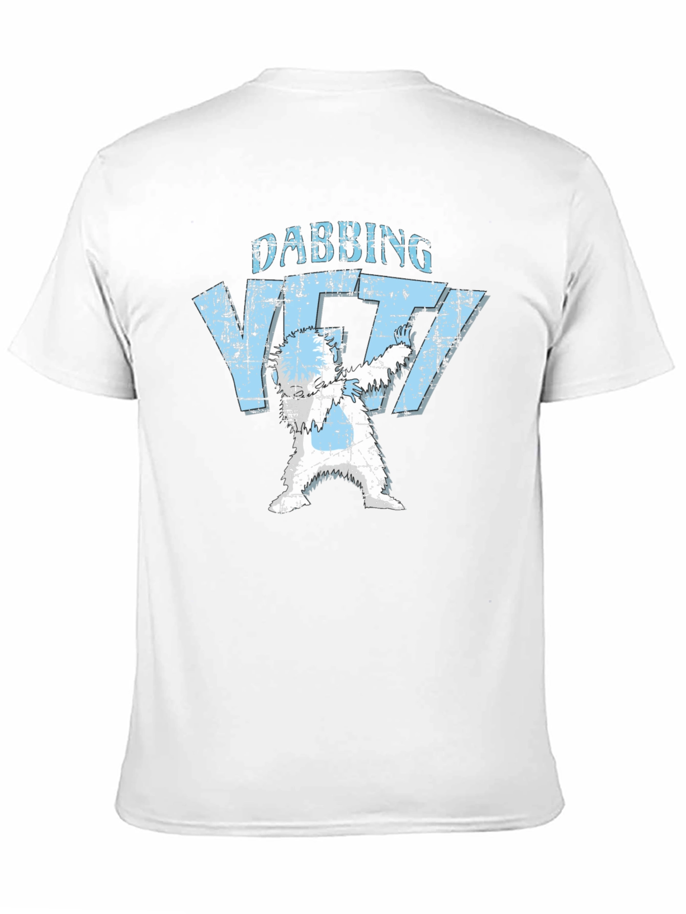 Dabbing Yeti Black Graphic T-Shirt