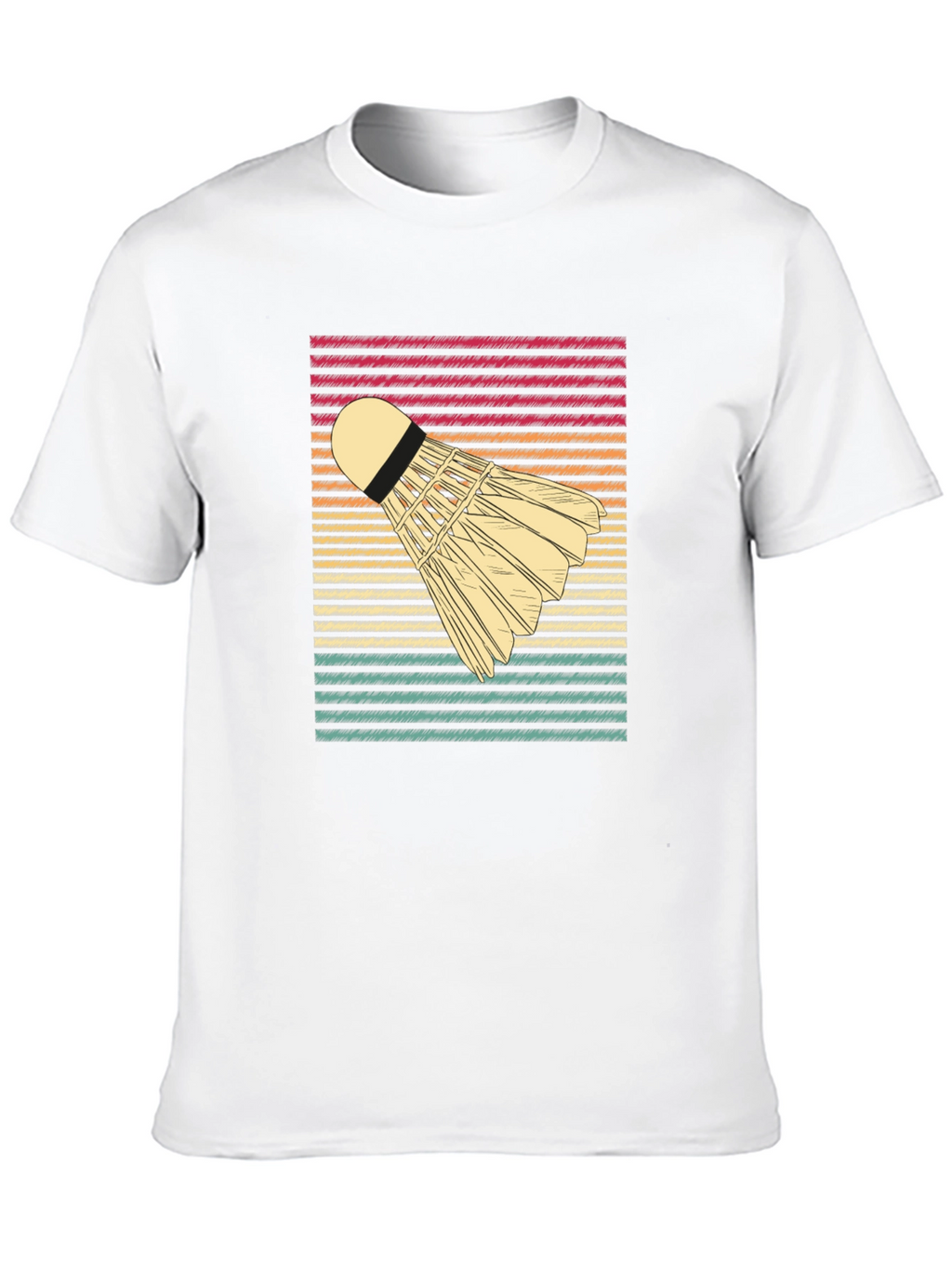 Retro Shuttlecock Graphic Tee