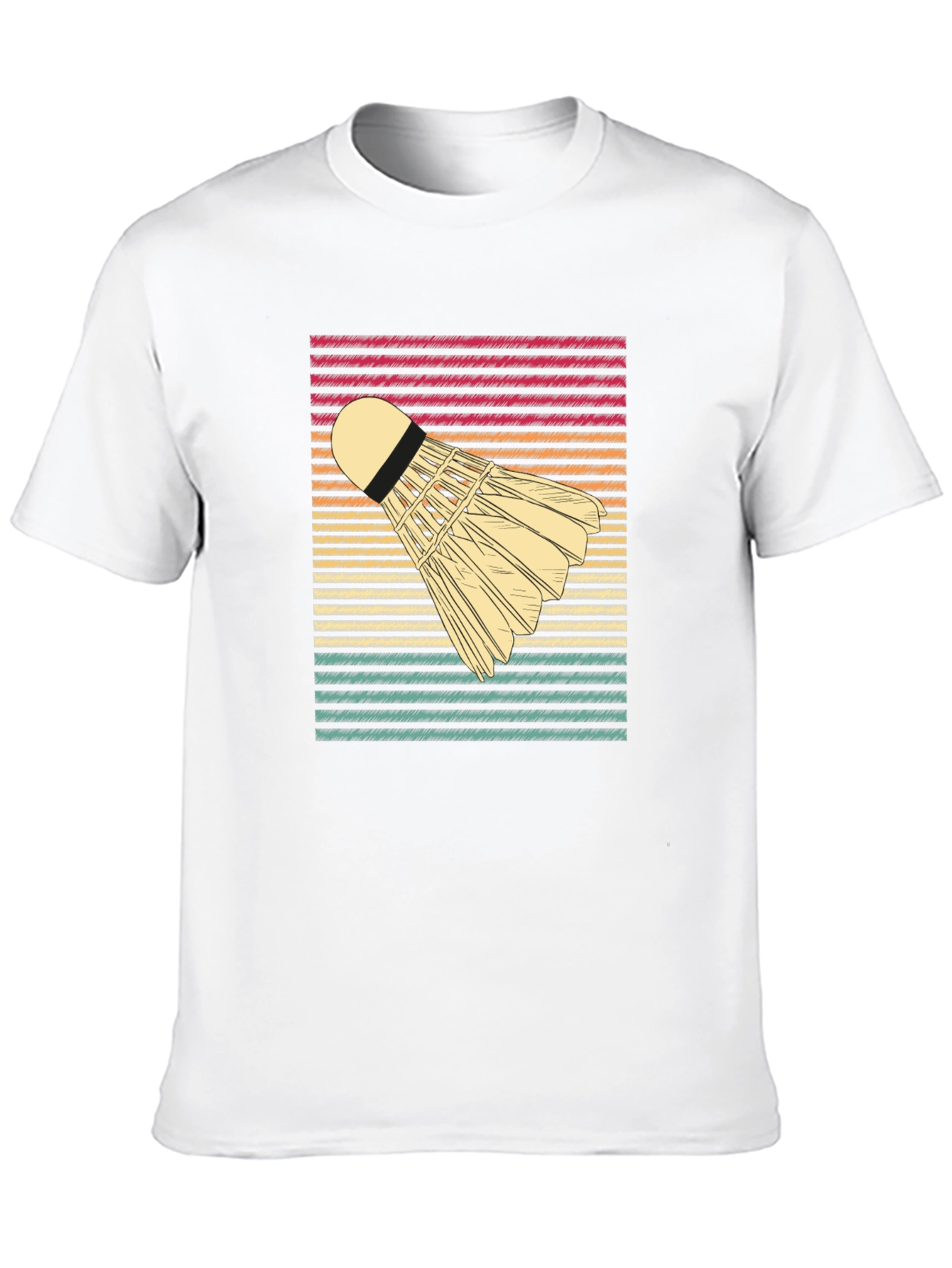 Retro Shuttlecock Graphic Tee