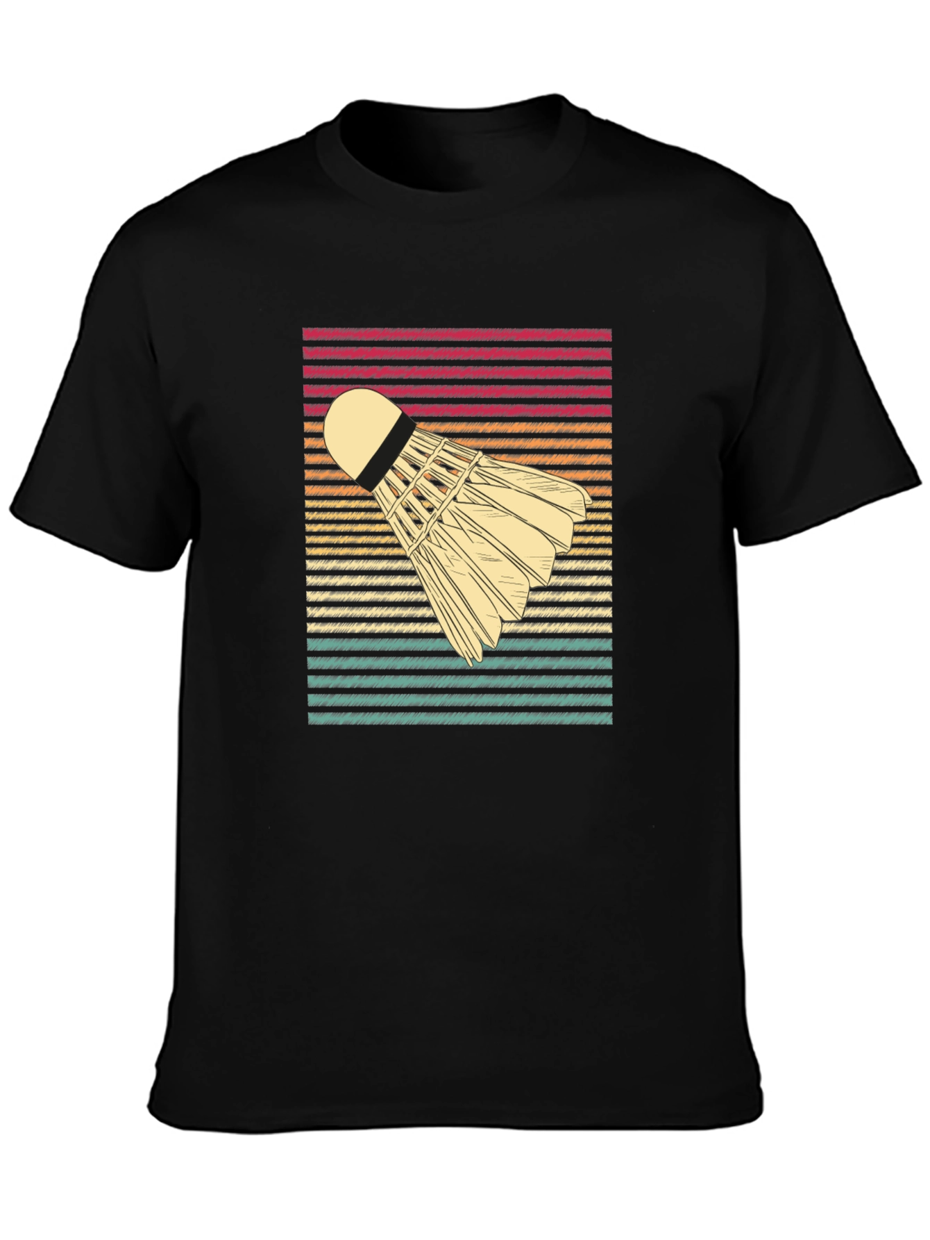 Retro Shuttlecock Graphic Tee