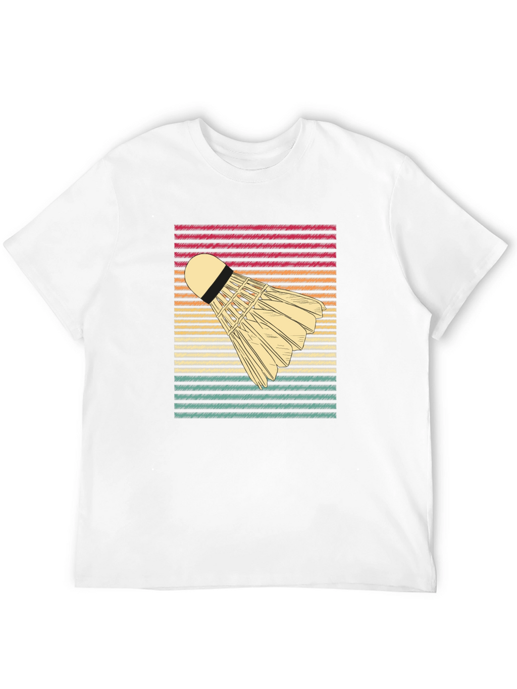Retro Shuttlecock Graphic Tee