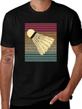Retro Shuttlecock Graphic Tee