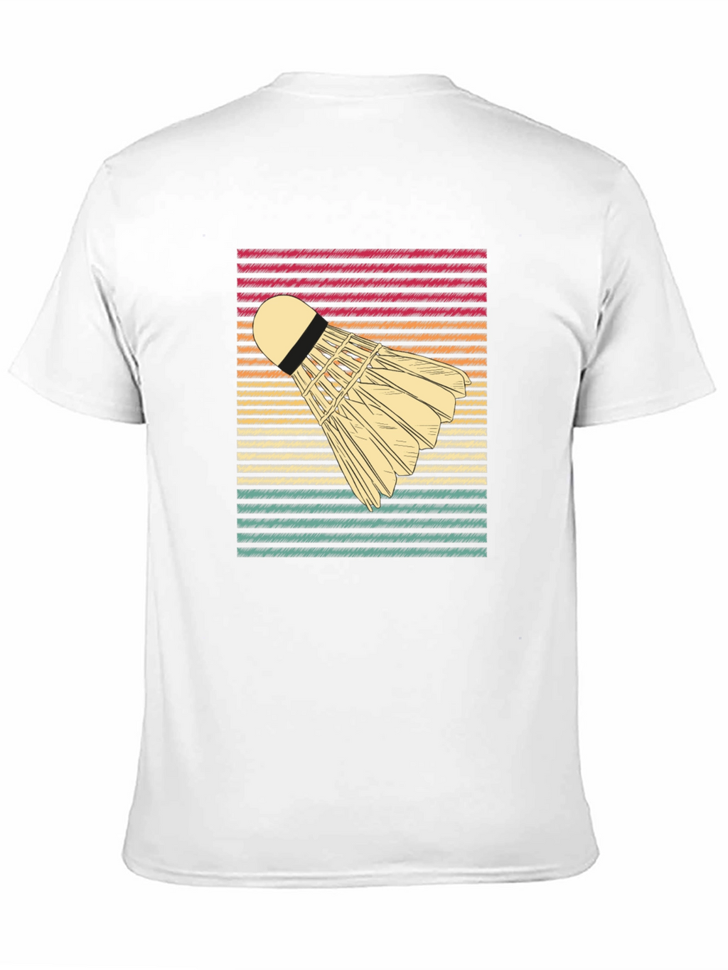 Retro Shuttlecock Graphic Tee