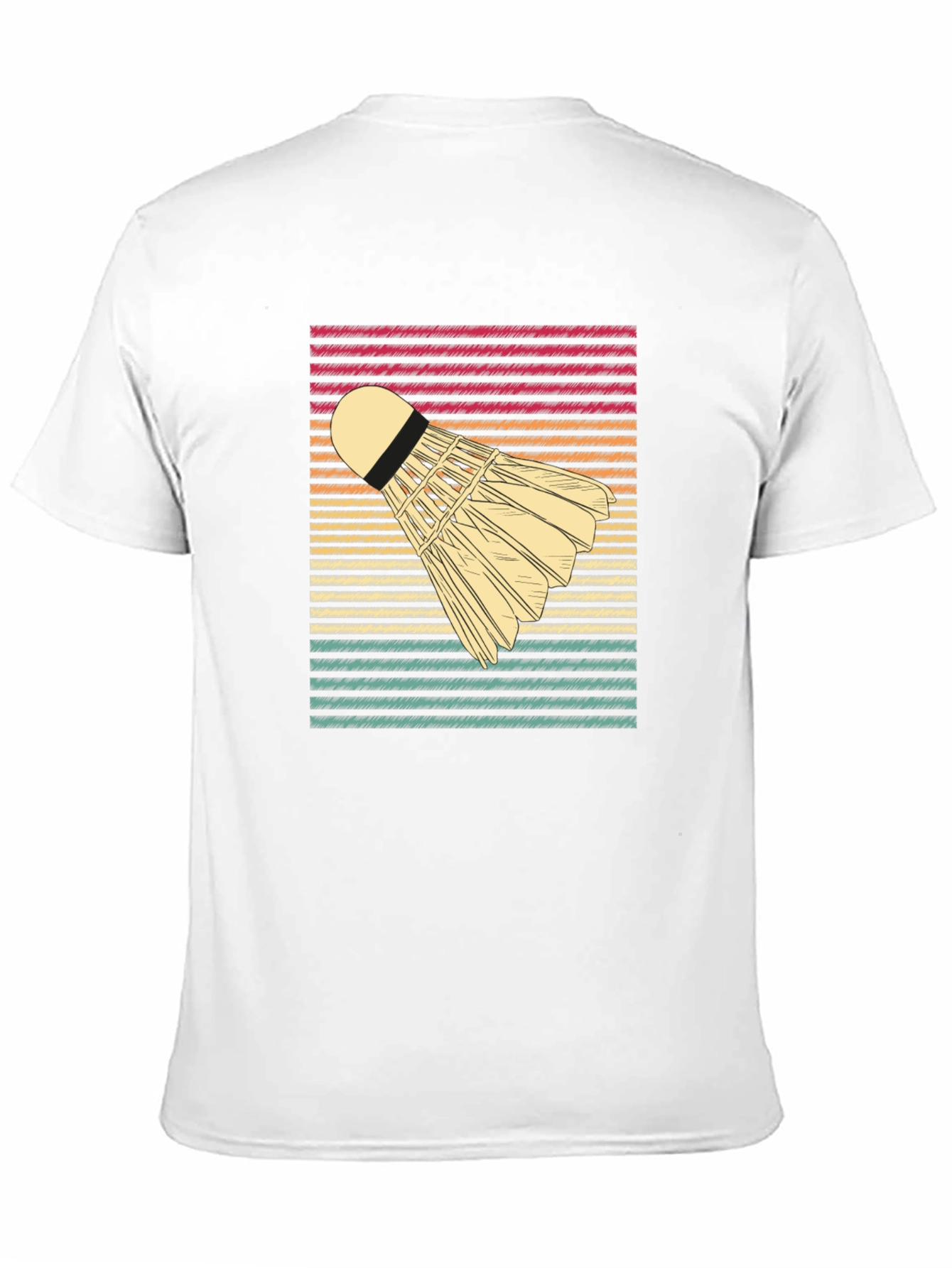 Retro Shuttlecock Graphic Tee