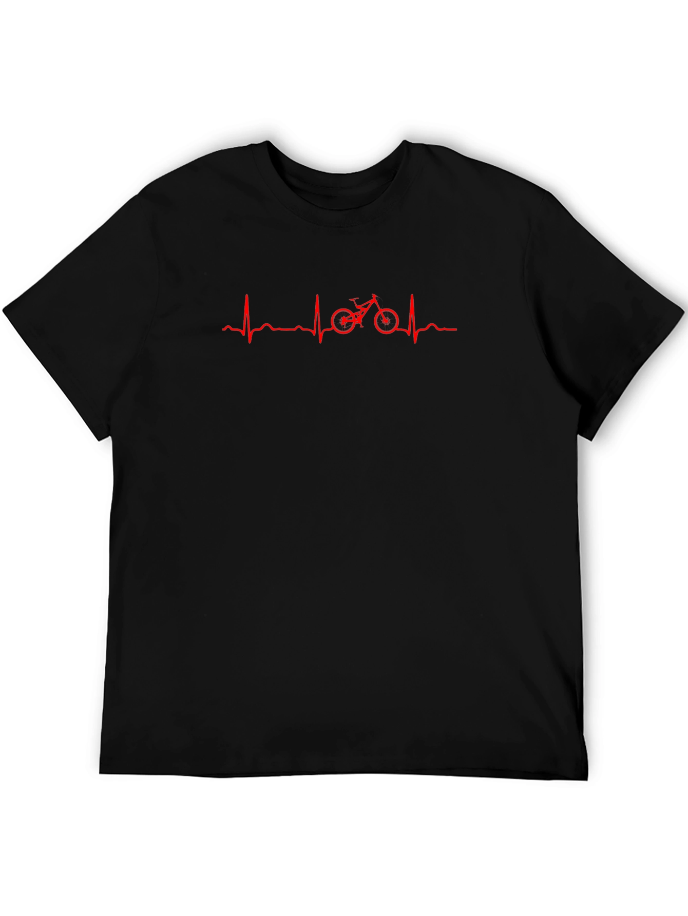 Bike Heartbeat Graphic T-Shirt
