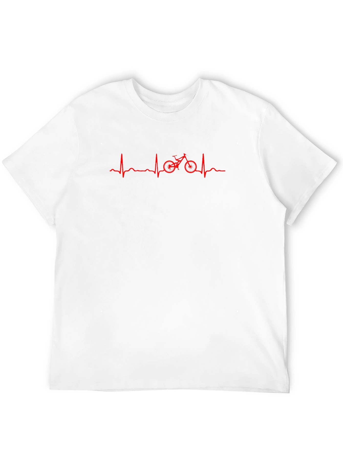 Bike Heartbeat Graphic T-Shirt