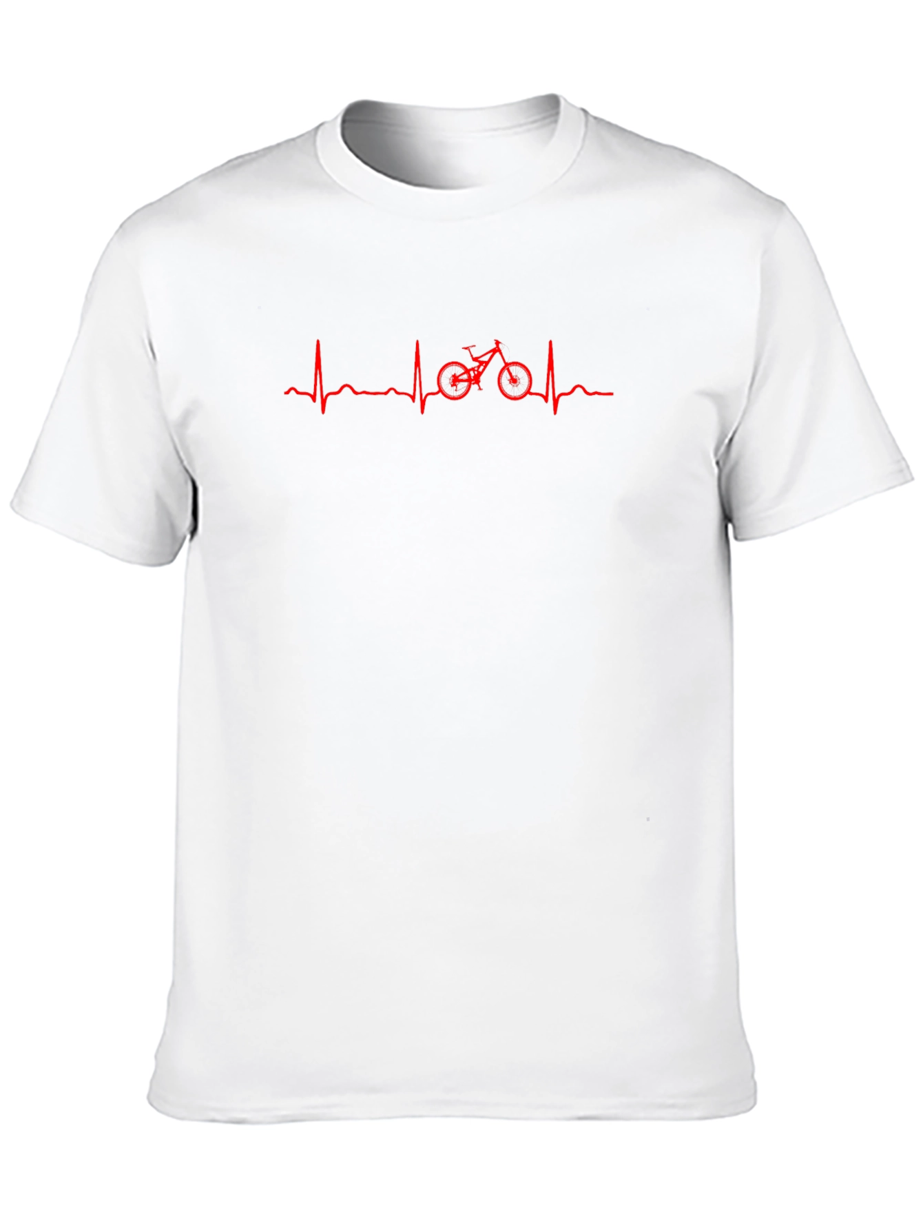 Bike Heartbeat Graphic T-Shirt