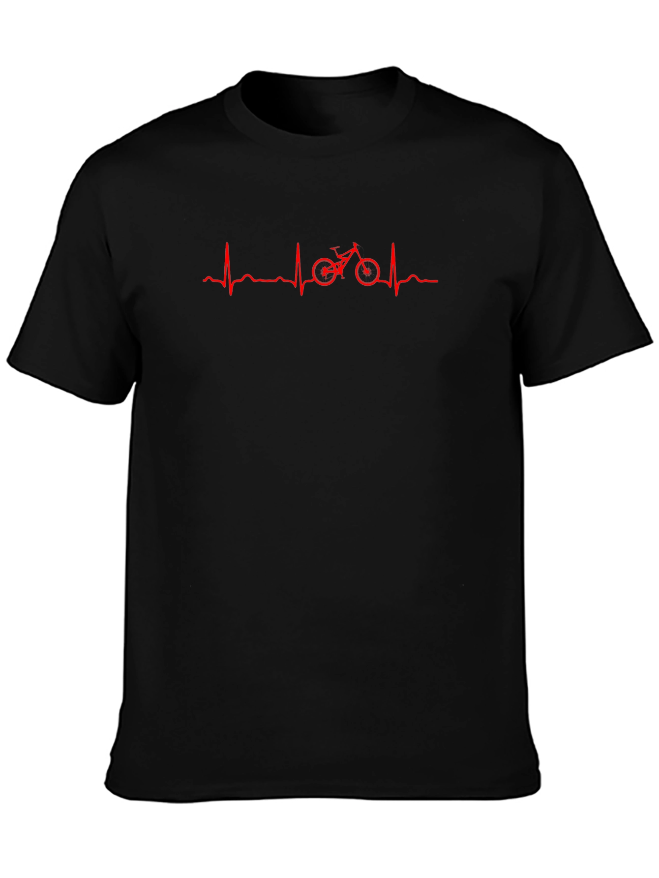 Bike Heartbeat Graphic T-Shirt