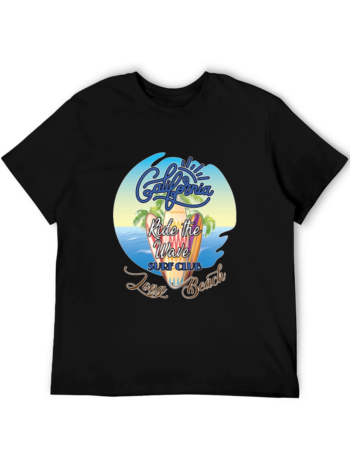 California Surf Club Black T-Shirt