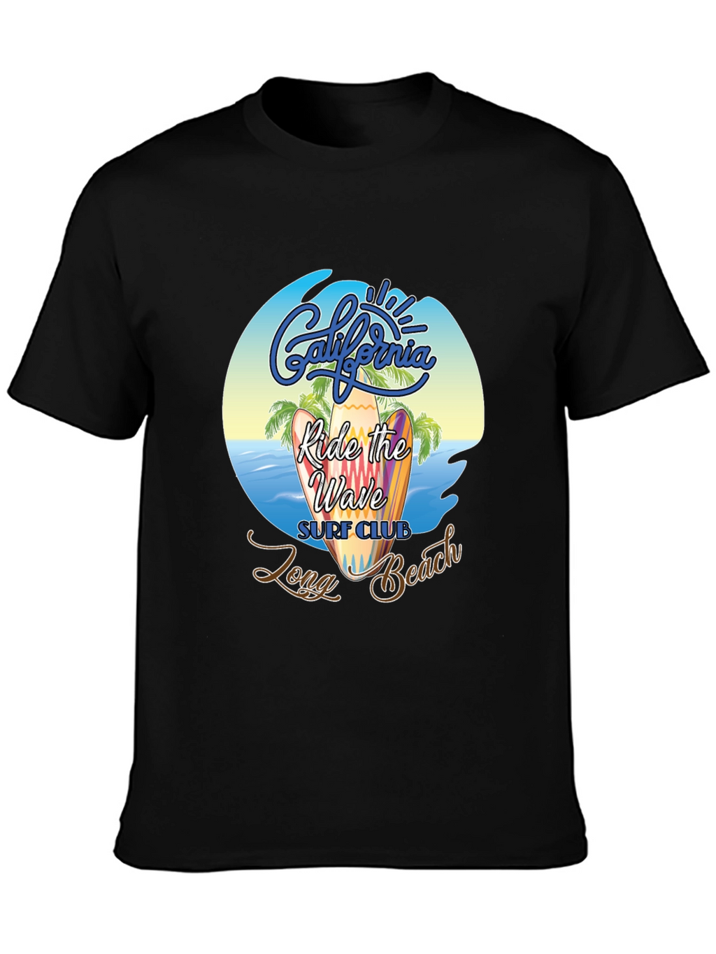 California Surf Club Black T-Shirt