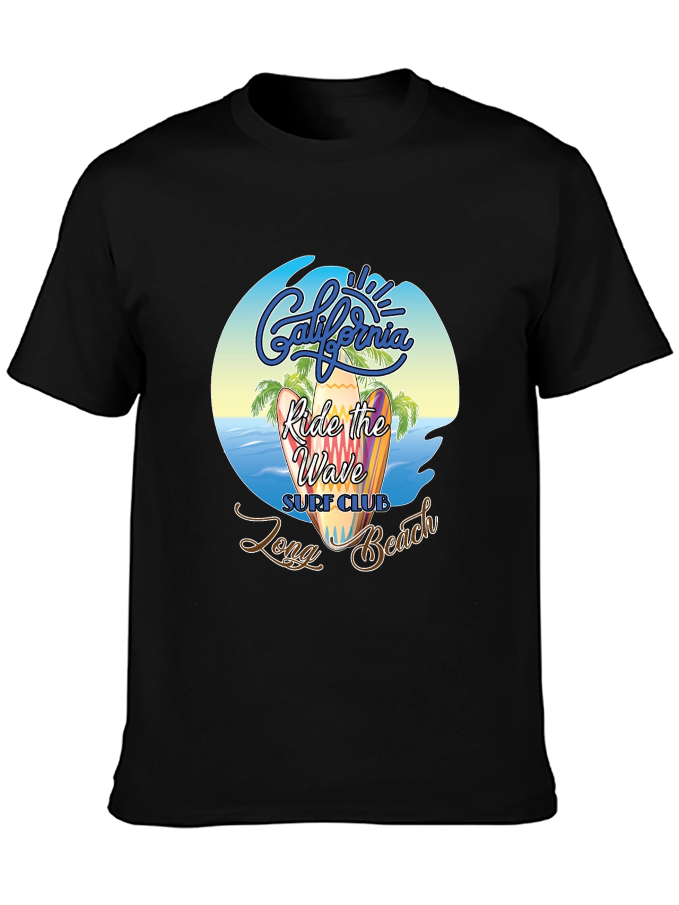 California Surf Club Black T-Shirt