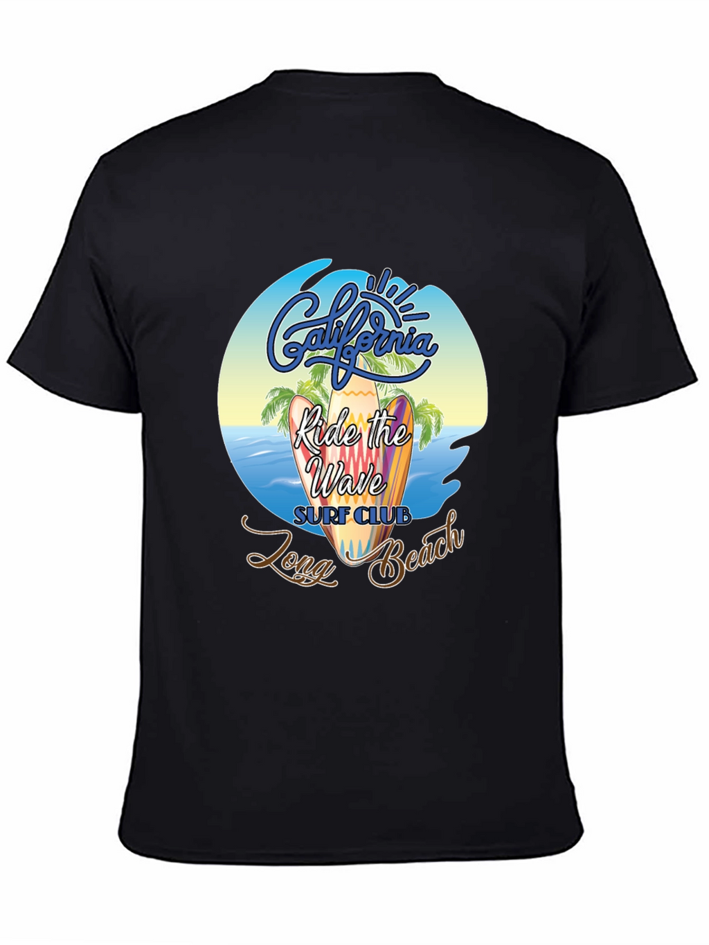 California Surf Club Black T-Shirt