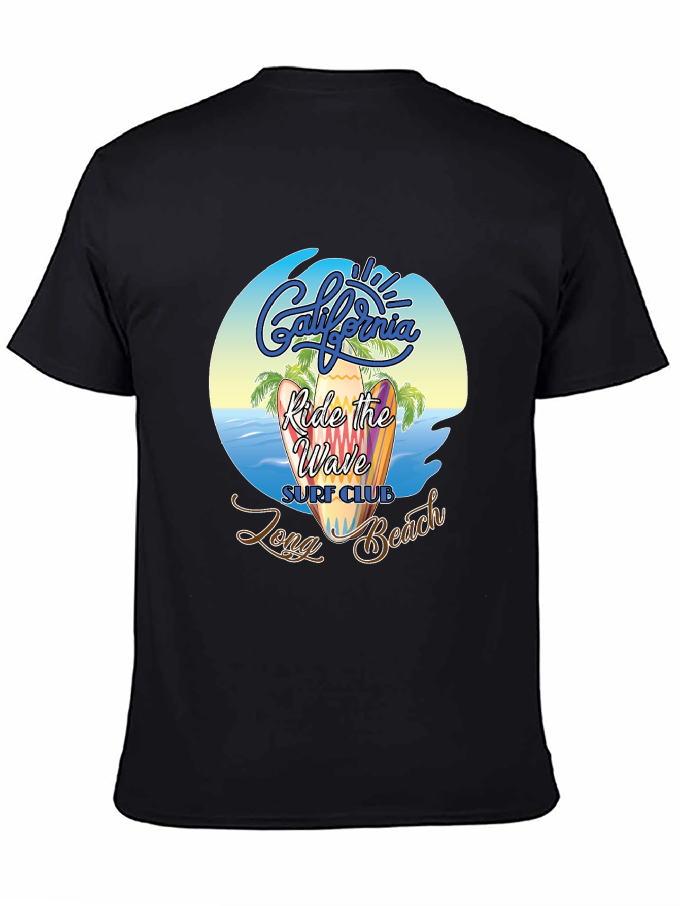 California Surf Club Black T-Shirt