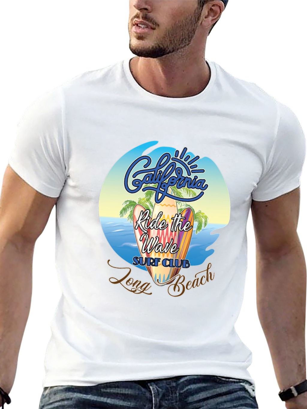 California Surf Club Black T-Shirt