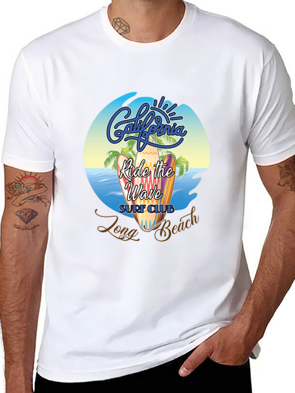 California Surf Club Black T-Shirt