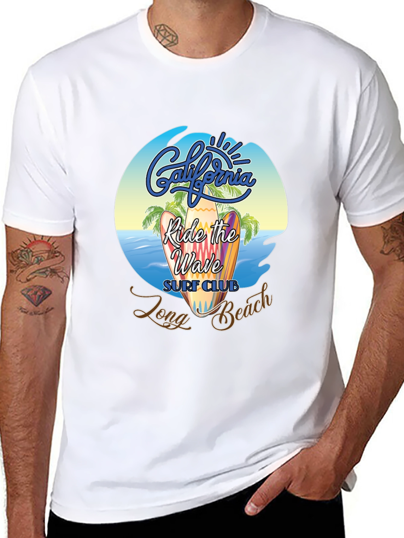 California Surf Club Black T-Shirt